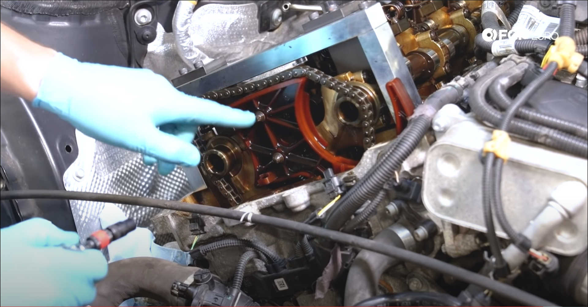 DIY BMW N20 Timing Chain removing the timing chain guide bolts