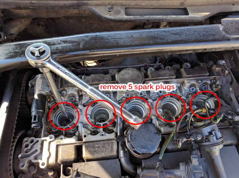 Replacing The Spark Plugs On a 2001 Volvo S60 T5 FCP Euro