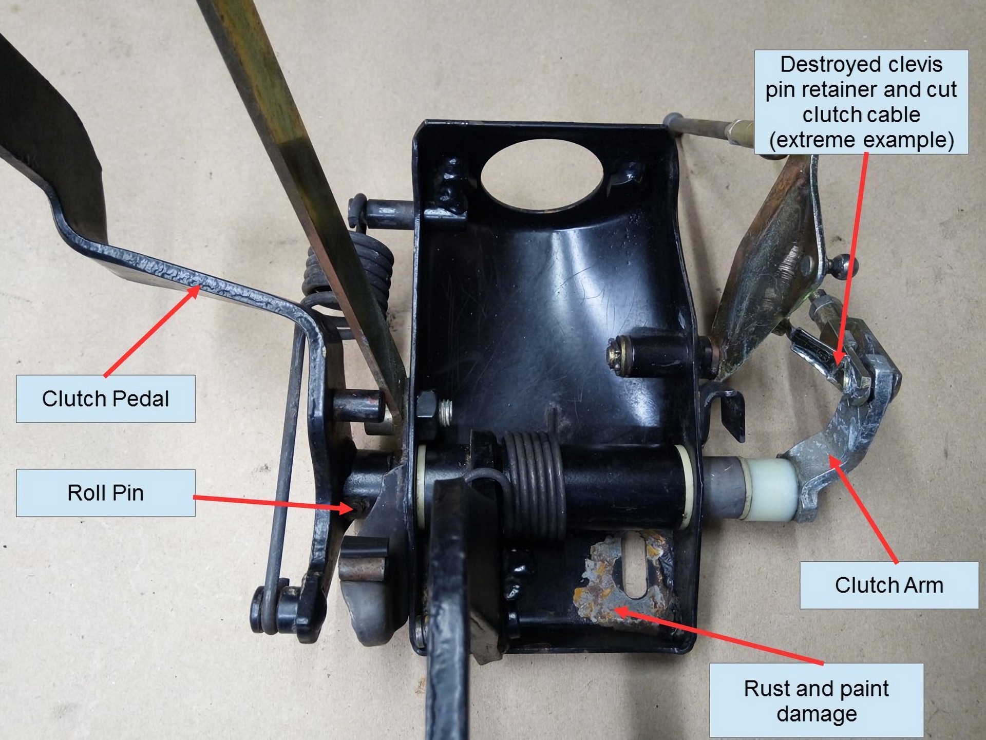 Porsche 911 Pedal Cluster Rebuild 9