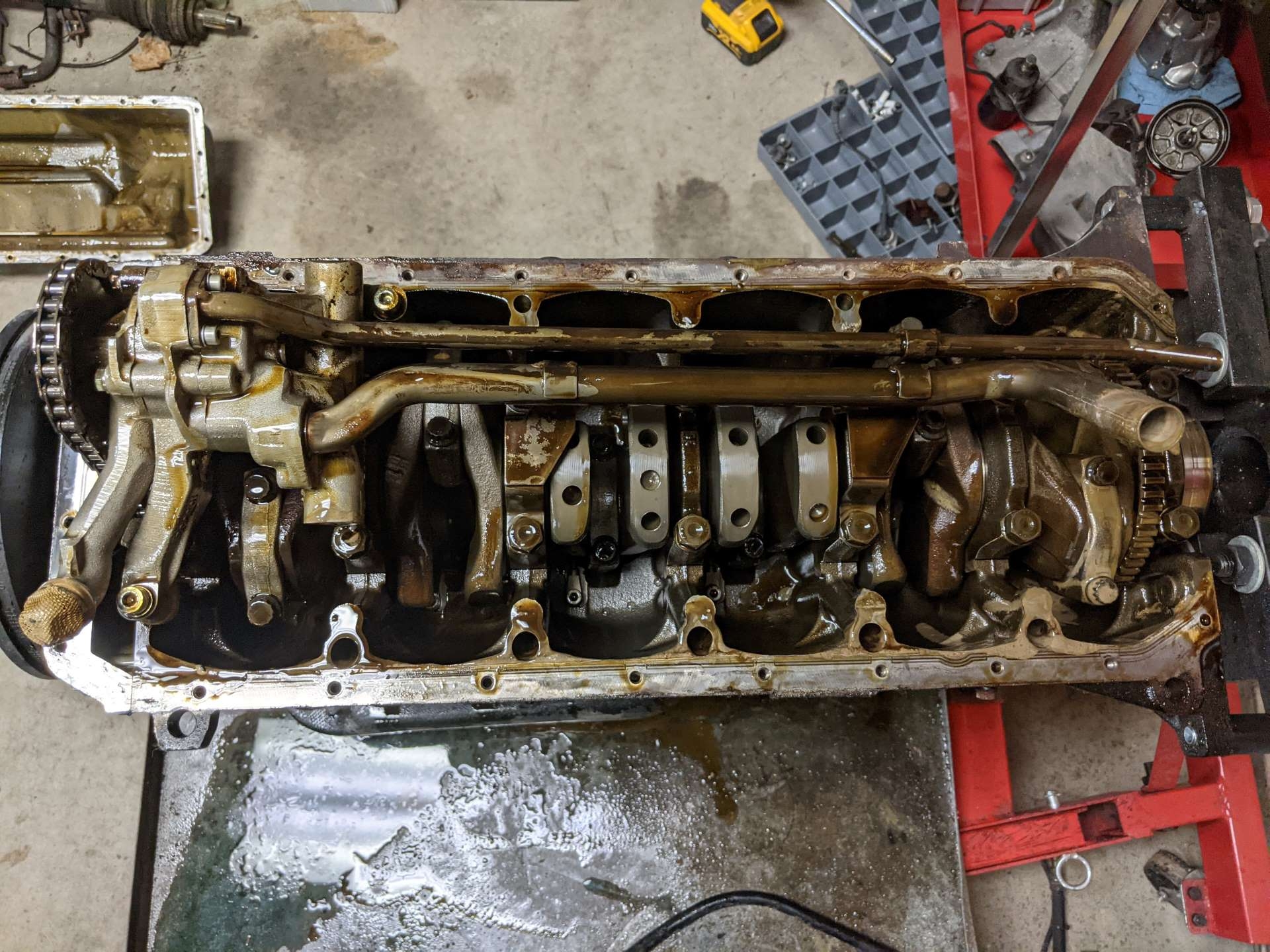 BMW S54 Engine Guide Dual Oil Pickup