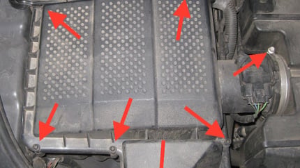 DIY: LR3 Engine Air Filter Replacement and Mass Airflow Sensor Cleaning
