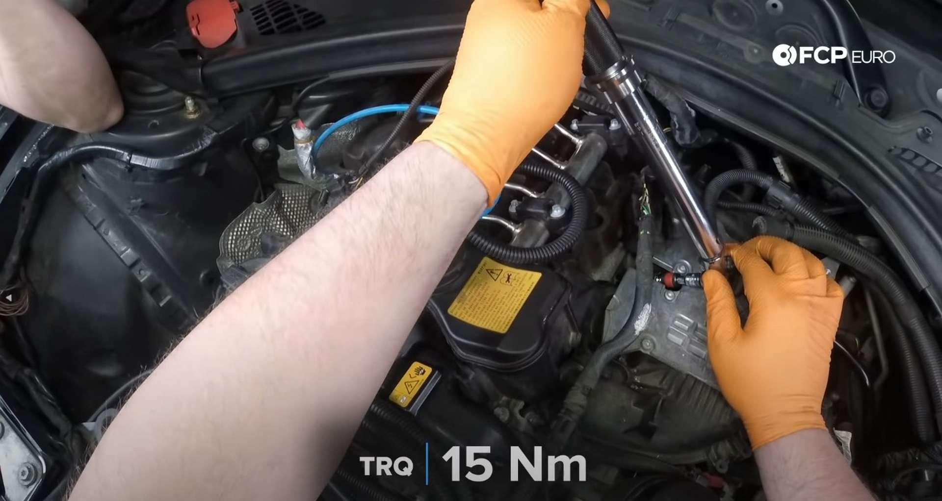 27-DIY-BMW-F30-Oil-Filter-Housing-Gasket-Replacement_Refitting-Intake-Manifold