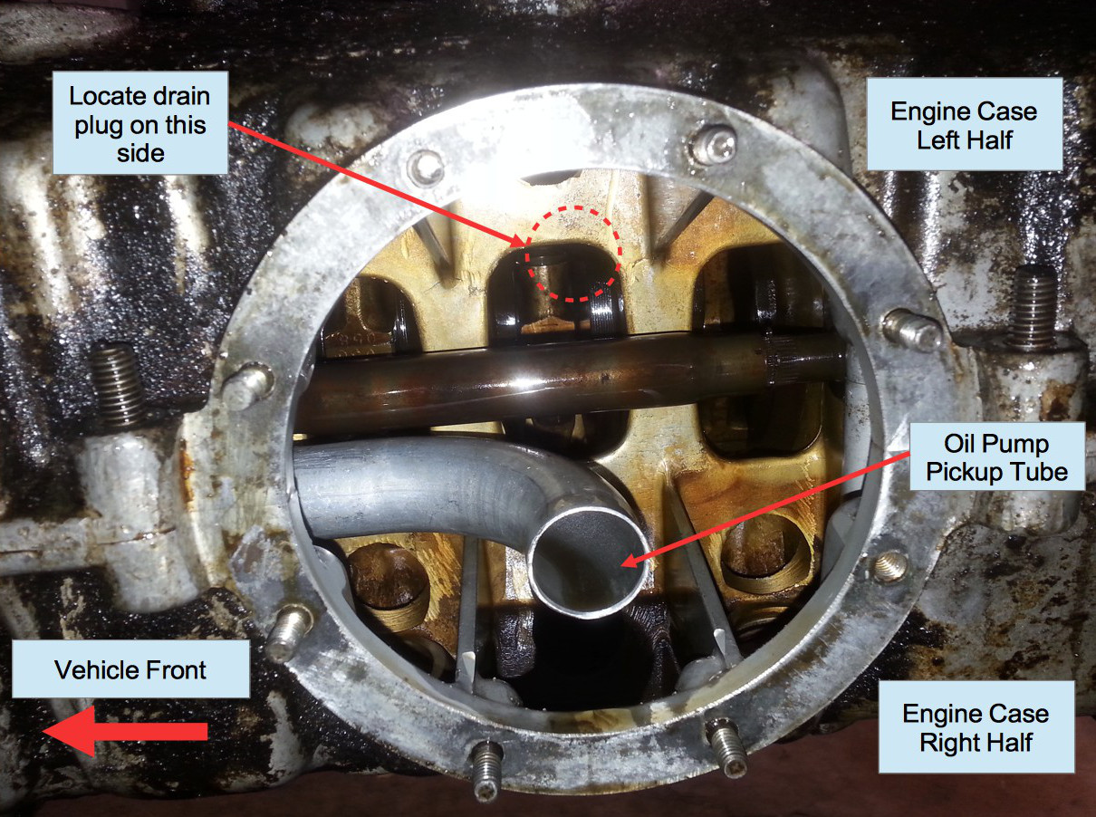 thumbnail interactive-video image 1 of Rennspeed Motorsport Early Style Engine Oil Sump Plate W/ Drain Plug For Porsche 911 65-73 1 of 5