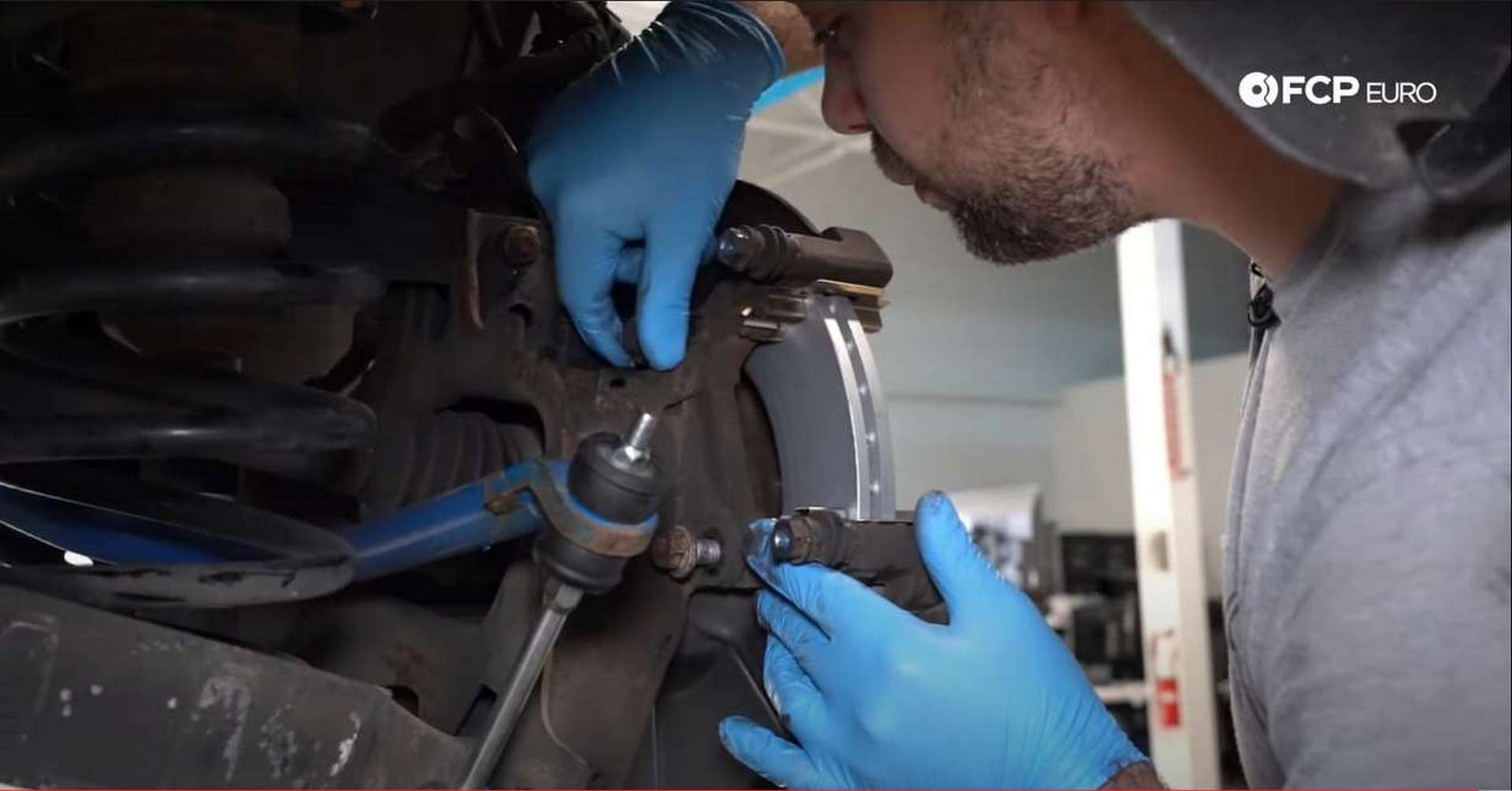 DIY P3 Volvo Rear Brakes installing the caliper bracket