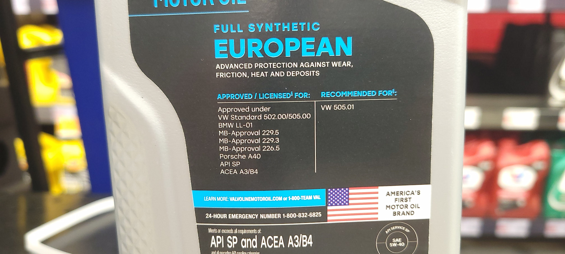 Valvoline oil bottle approvals.jpg
