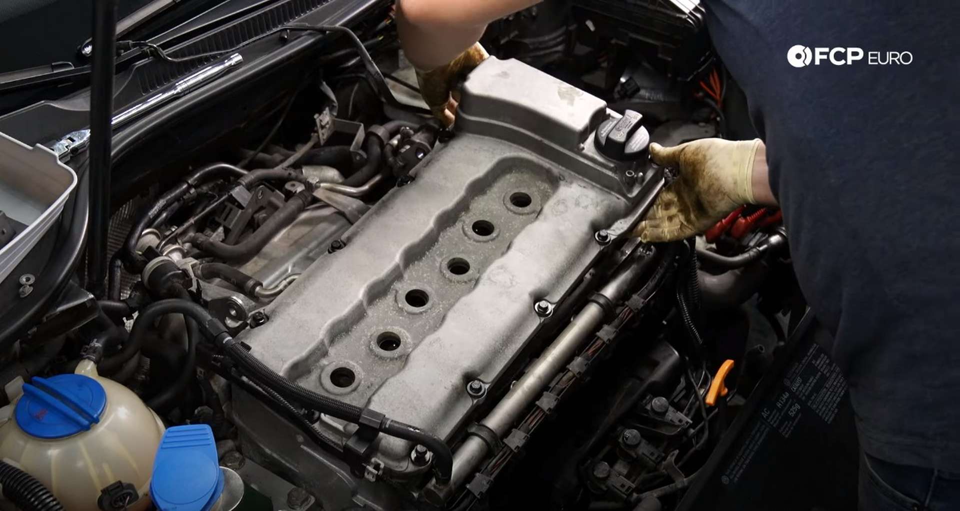 How To Replace A Volkswagen VR6 Valve Cover Gasket & PCV (Mk5 VW GTI & More) FCP Euro