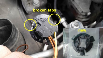 How to Reinforce a Broken Headlight Retainer on a Saab 9-3