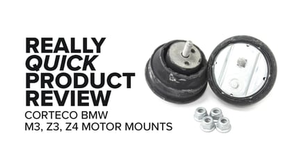 BMW Corteco Motor Mounts (M3, Z3, Z4) - Replacement Symptoms, Cost, and Brand Review