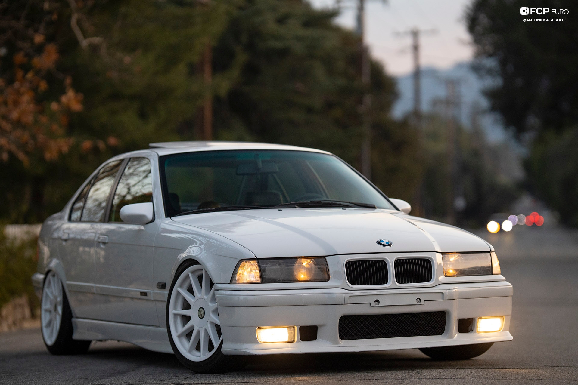 What Dreams Are Made Of - Alpine White BMW E36 328i Sedan | FCP Euro