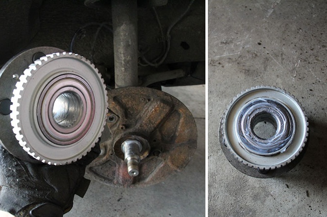 Step 5: Prepare and install new bearing