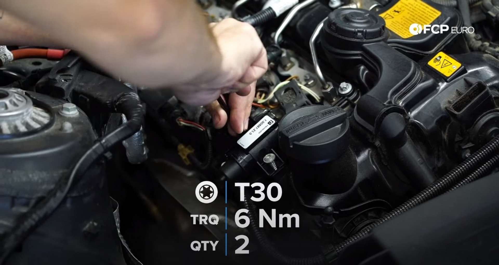 DIY BMW N20 Vacuum Pump installing the new boost solenoid