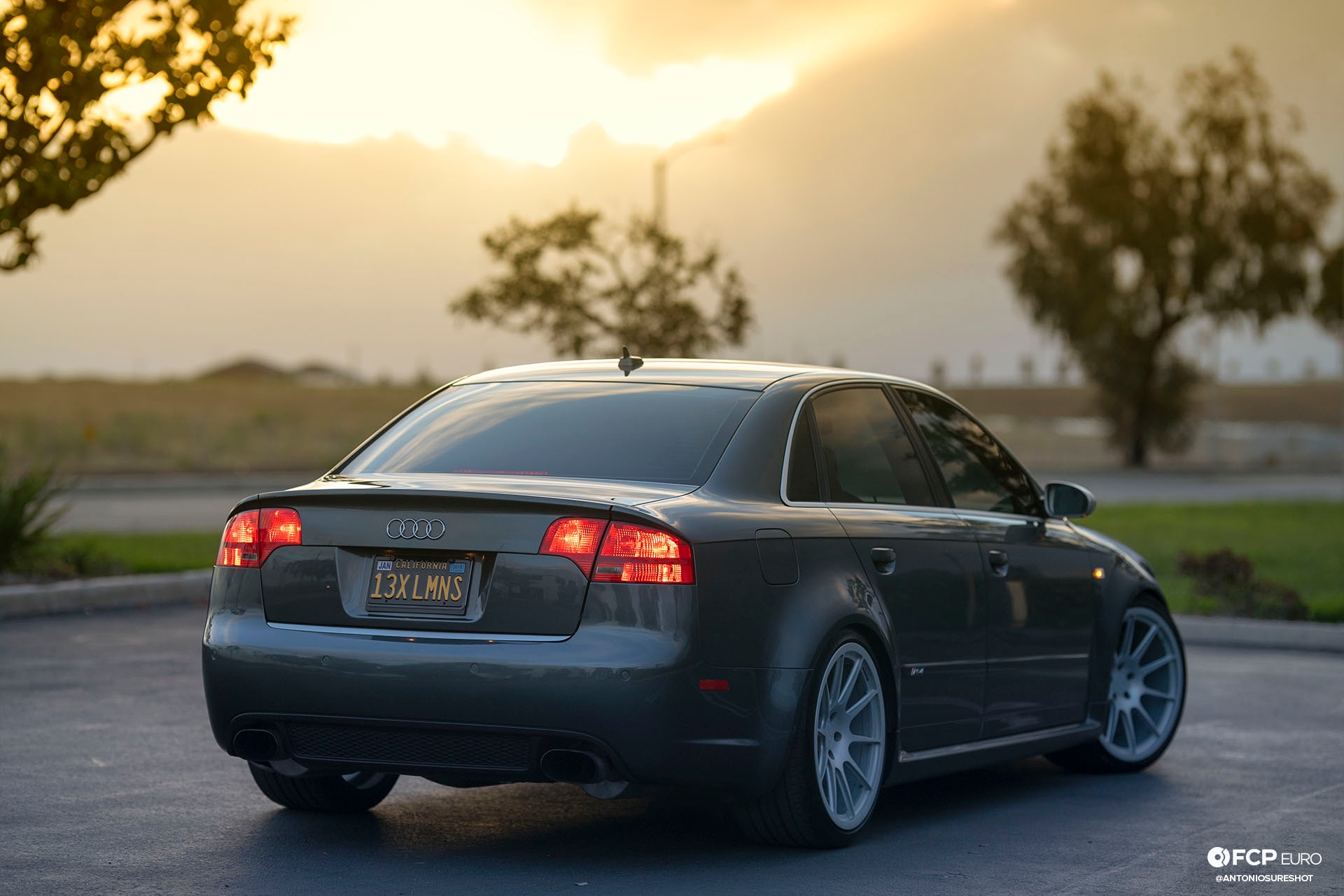 B7 Audi RS4 rear 3/4 shot
