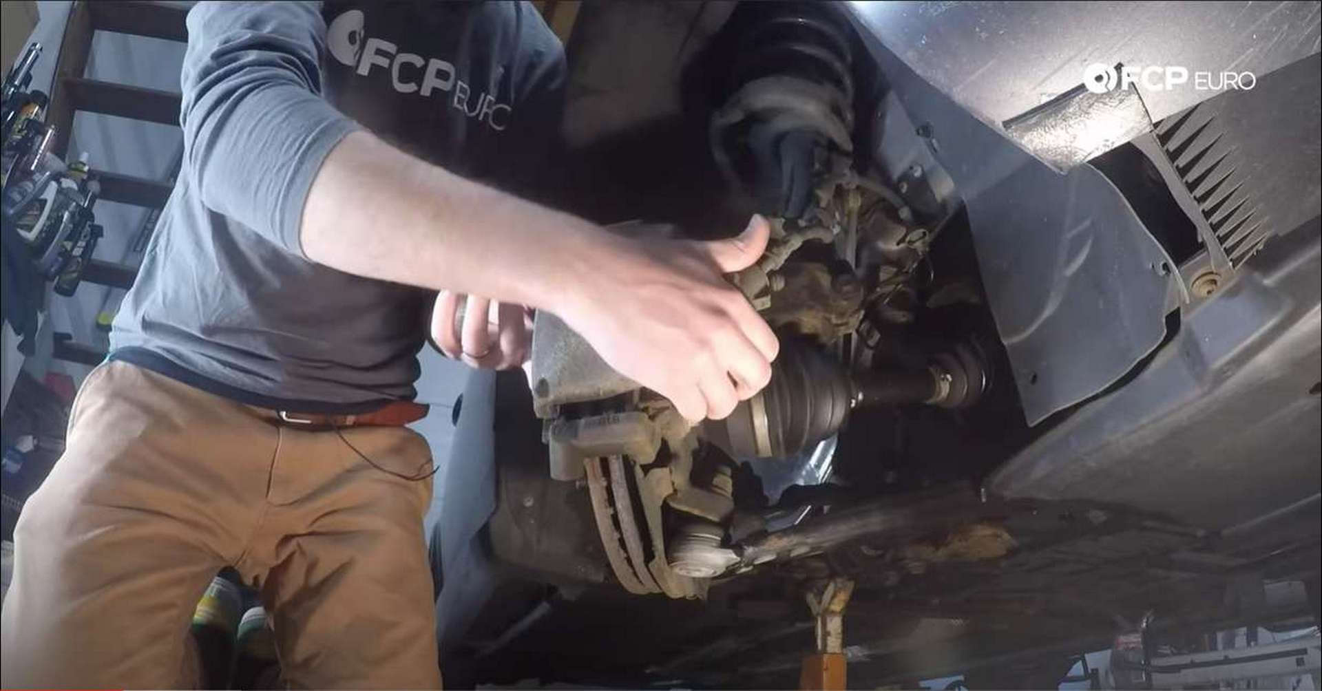 Volvo Front Brakes removing caliper