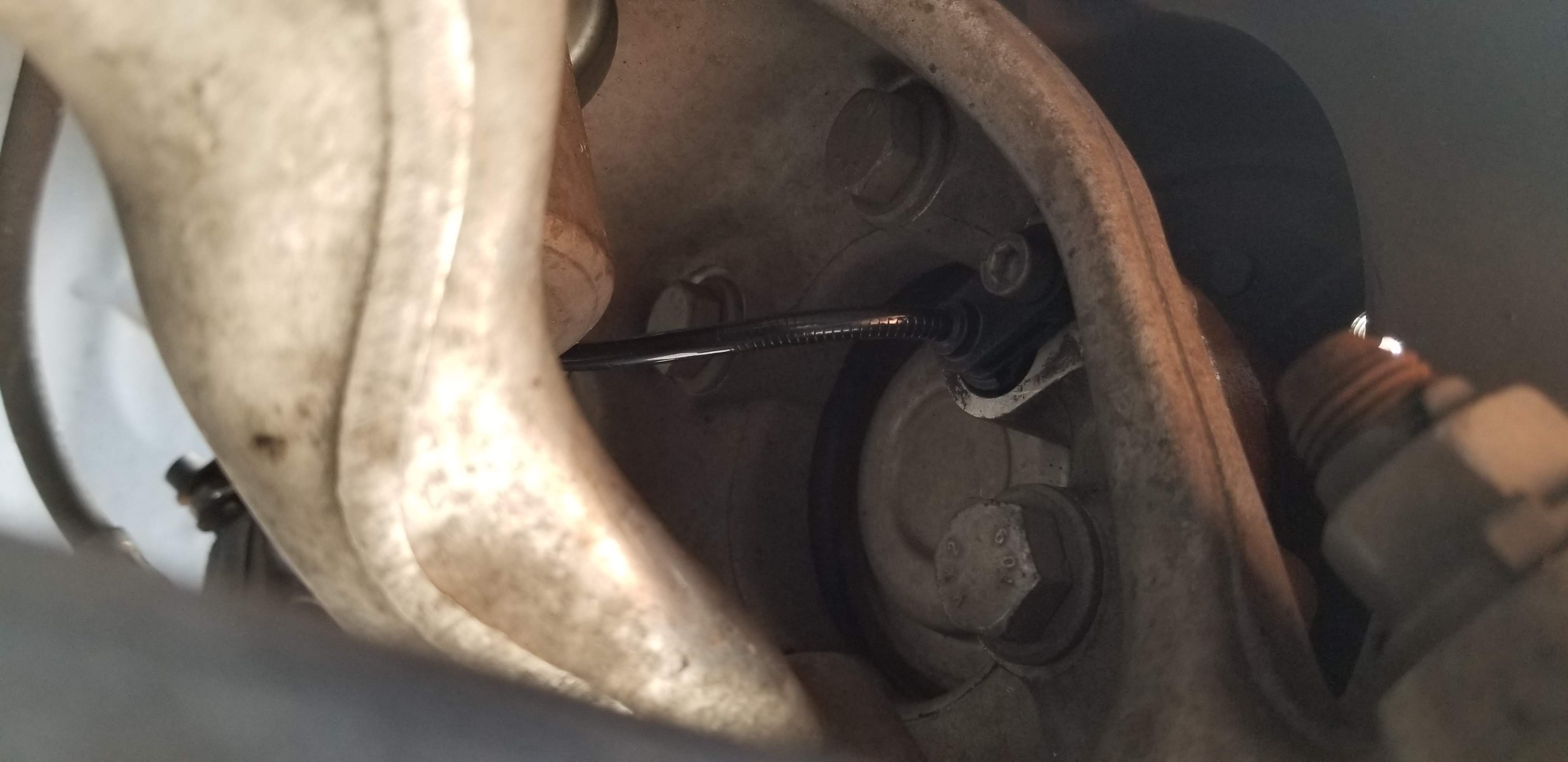 Step 4 - front wheel speed sensor 3