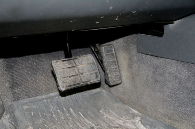 Check your brake pedal!