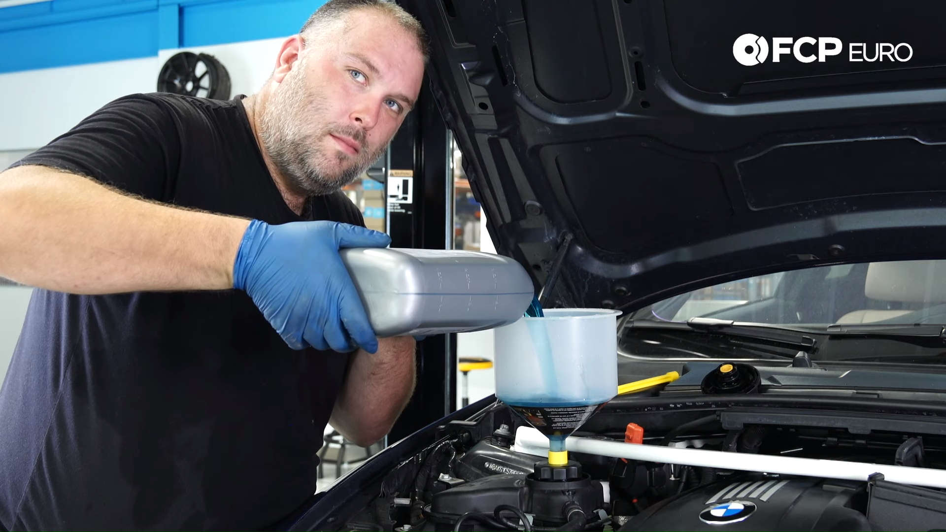 BMW N54 Water Pump Thermostat Replacement Coolant Fill