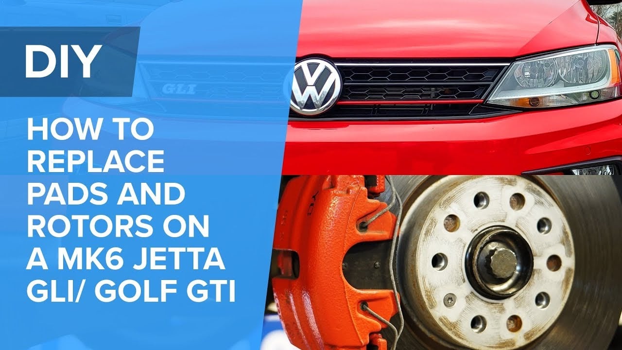 How To Replace Brake Pads and Rotors MK6 VW/Audi A3, Beetle, Eos