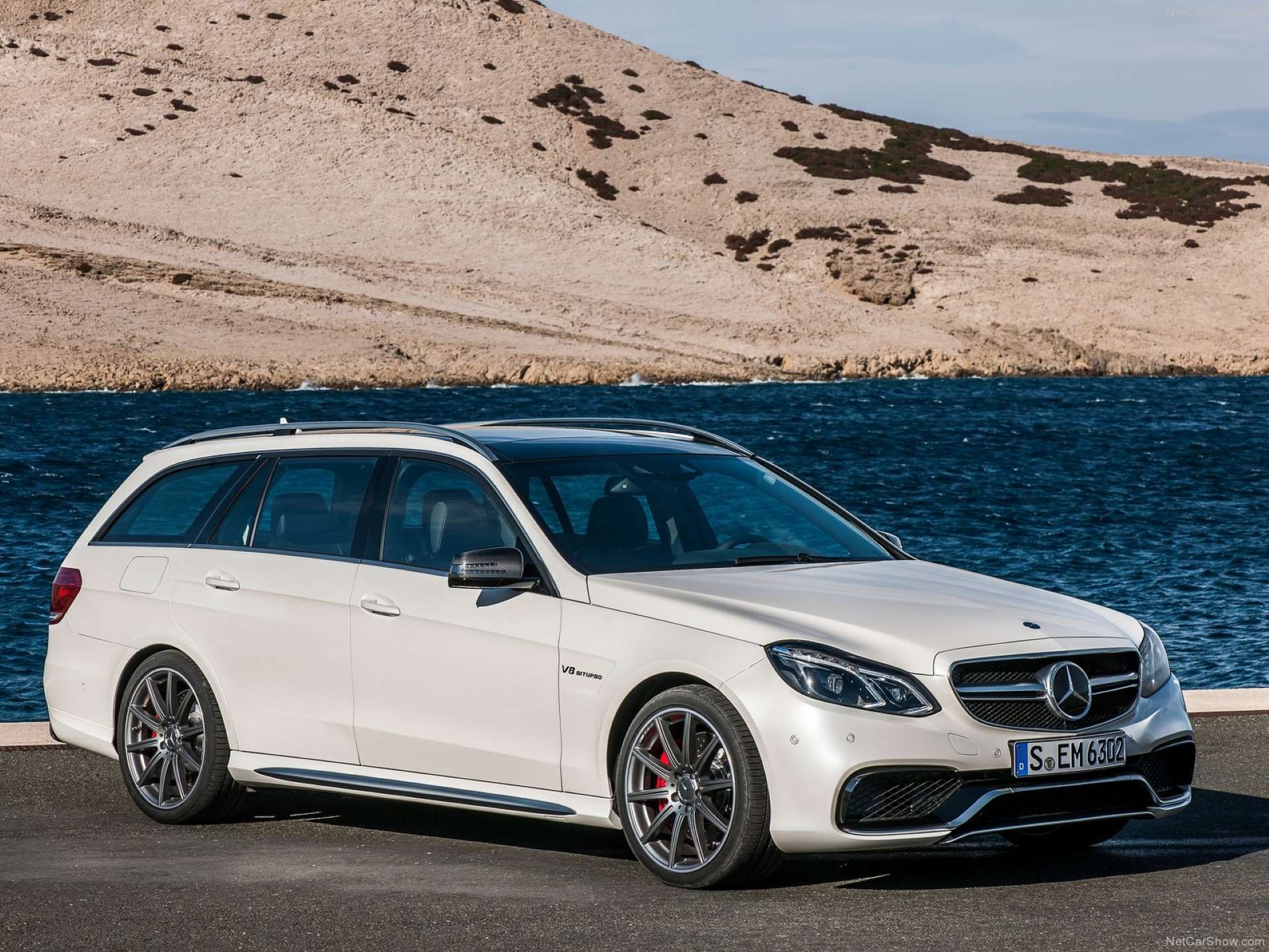 Listicle Best Dadmobiles Mercedes-Benz W212 E63 AMG S-Model 4Matic Wagon front three quarter