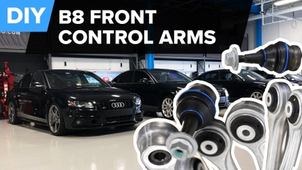 How To Replace Audi B8 A4 Front Control Arms (A5 & Q5)