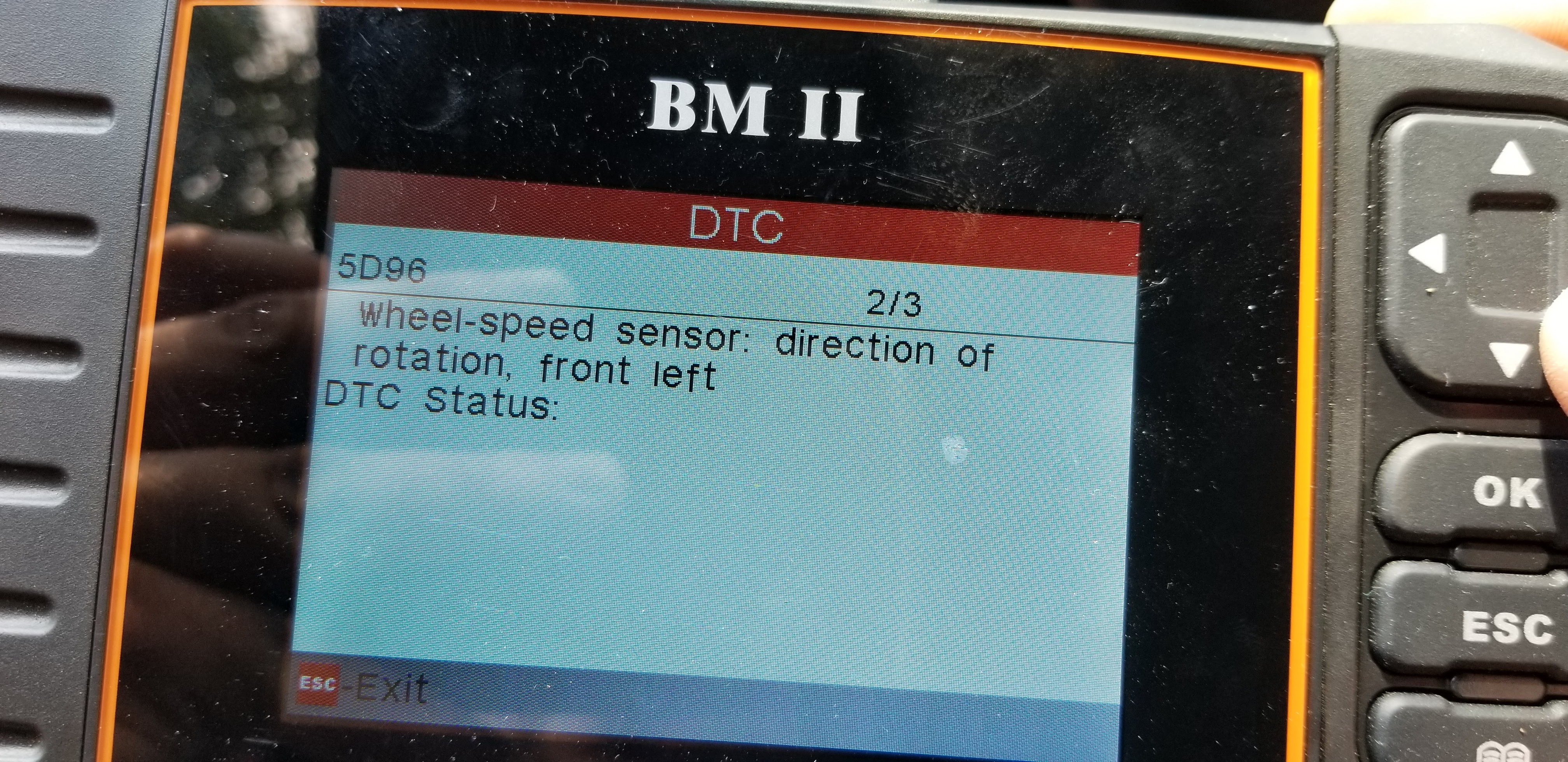 step 2 - dsc fault 2