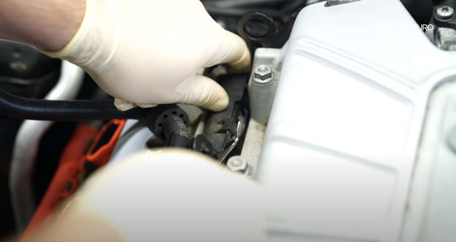 DIY Audi 3.0T Supercharger Oil Change removing MAP sensor cover