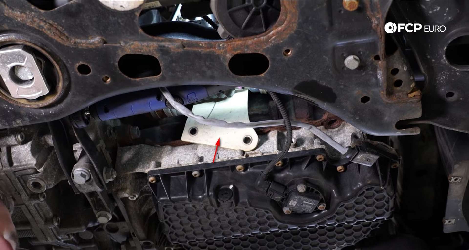 DIY MK7 VW GTI Turbocharger Upgrade the axle’s heat shield