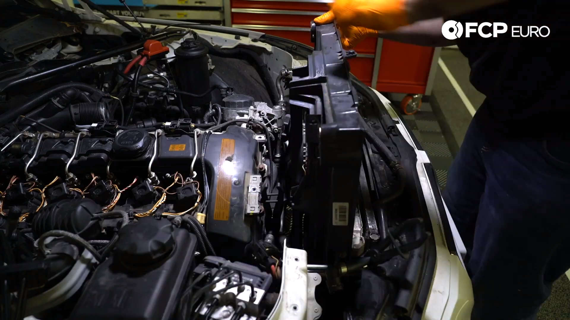 N54 Cooling Fan Removal
