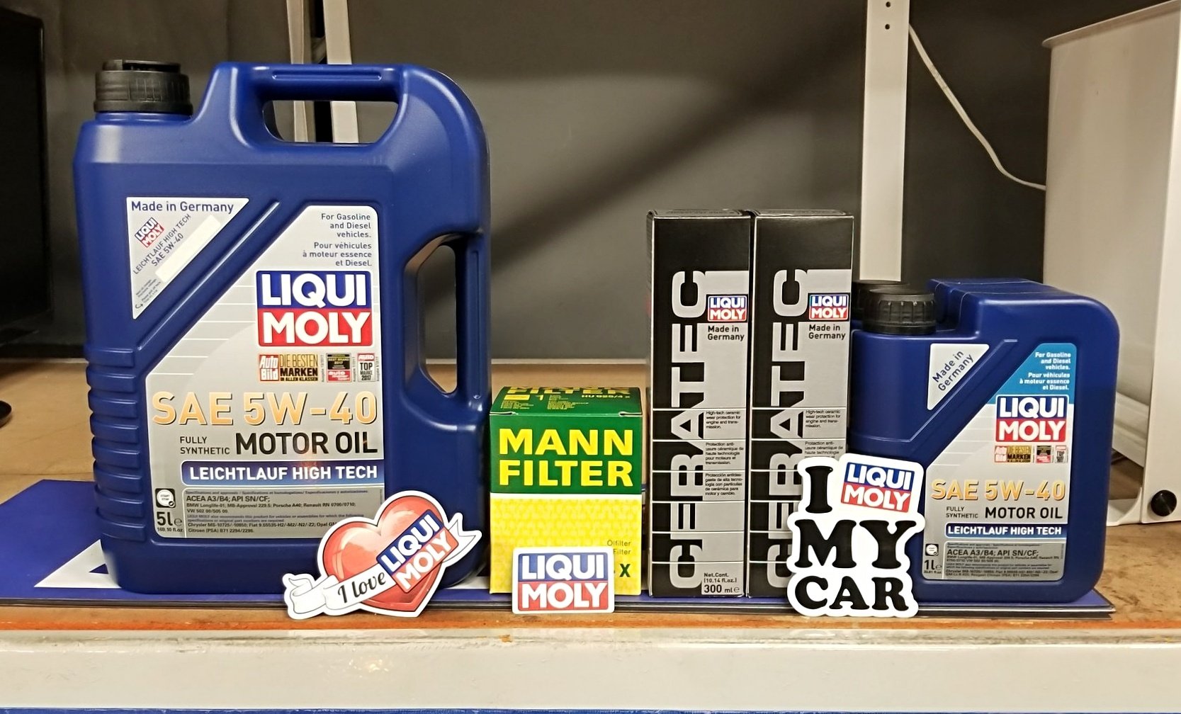 Liqui Moly Oil Change Kit & Additives