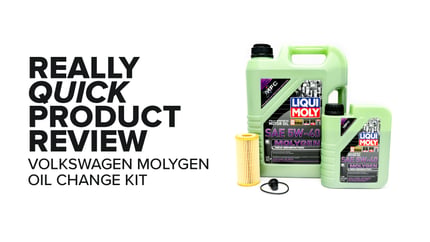 MK7 Volkswagen (GTI, Tiguan, Golf R, & More) Molygen Oil Change Kit - Symptoms And Product Review