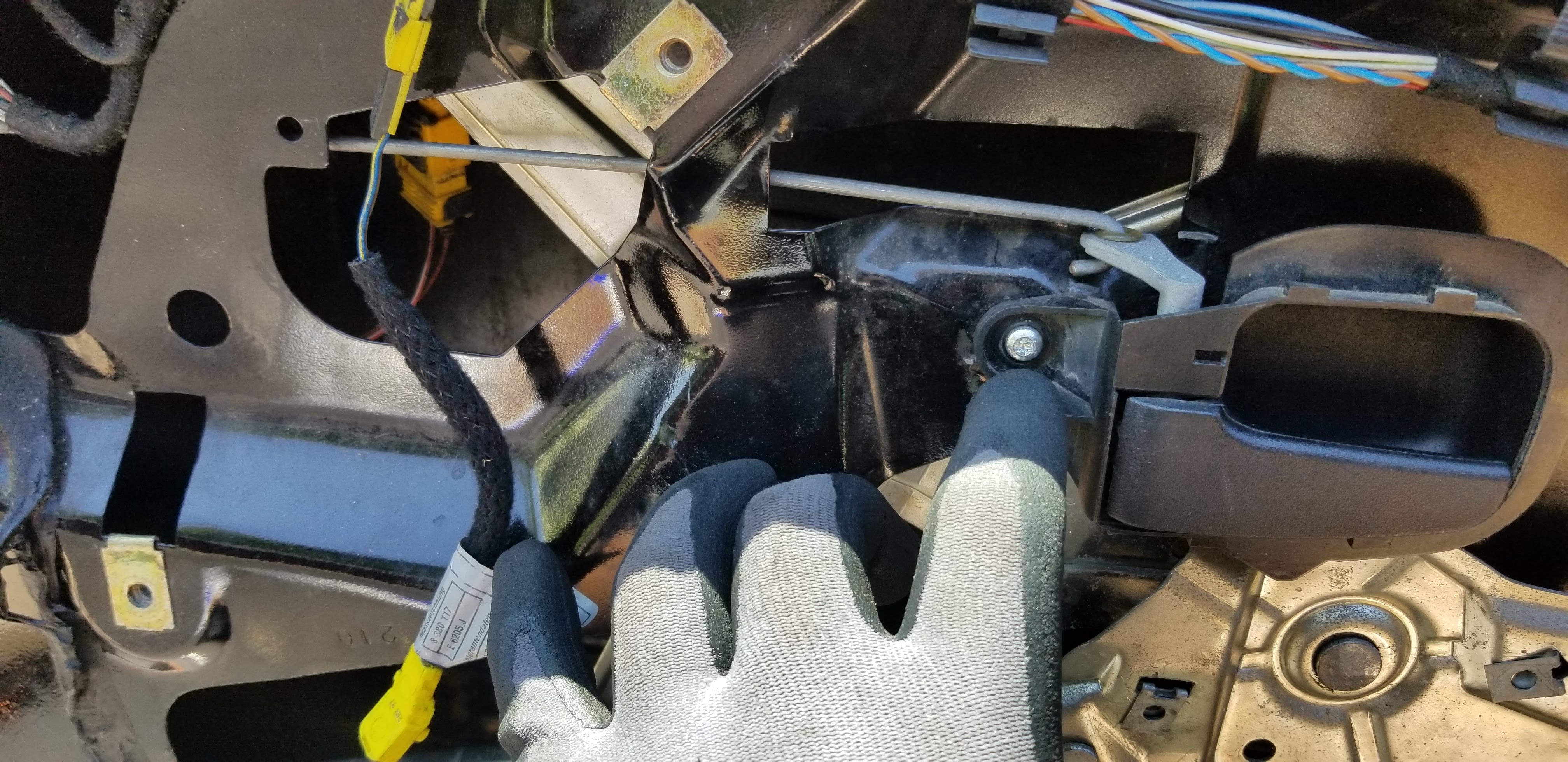 Step 2 - remove inner door handle