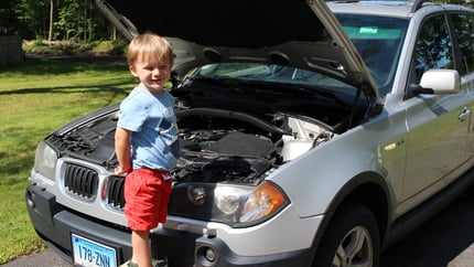How To Work On Your Car When You Have Kids