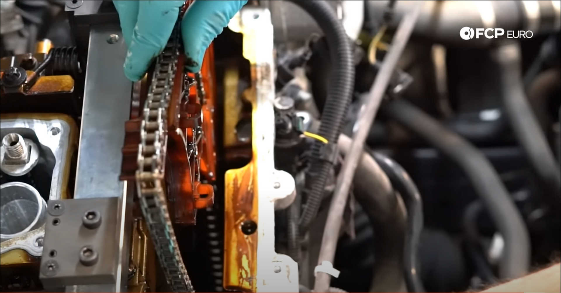 DIY BMW N20 Timing Chain removing the timing chain assembly