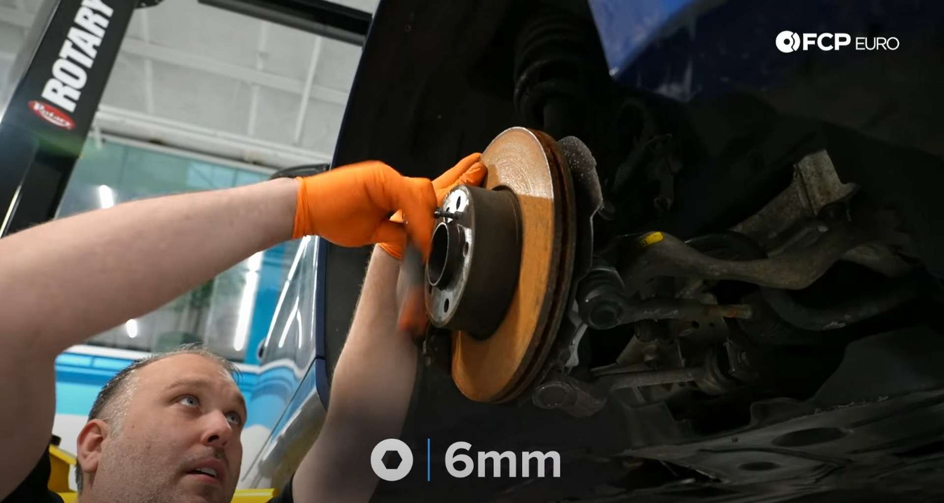 DIY BMW E9X Wheel Bearing Replacement removing the set screw