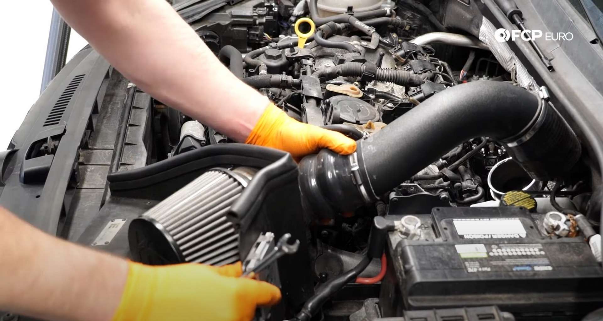 DIY MK7 VW GTI Turbocharger Upgrade removing the intake
