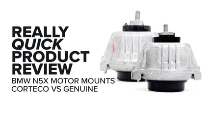 BMW N51, N52, N52N, N54, N54T, N55 Motor Mounts - Replacement Symptoms, Cost, and Brand Review