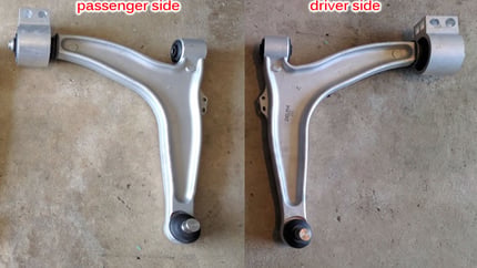 Replacing the Front Lower Control Arms on a 2004 Saab 9-3 Arc