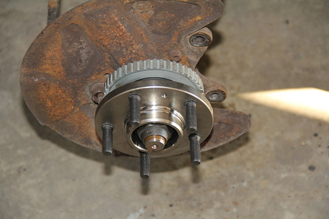 New bearing installed