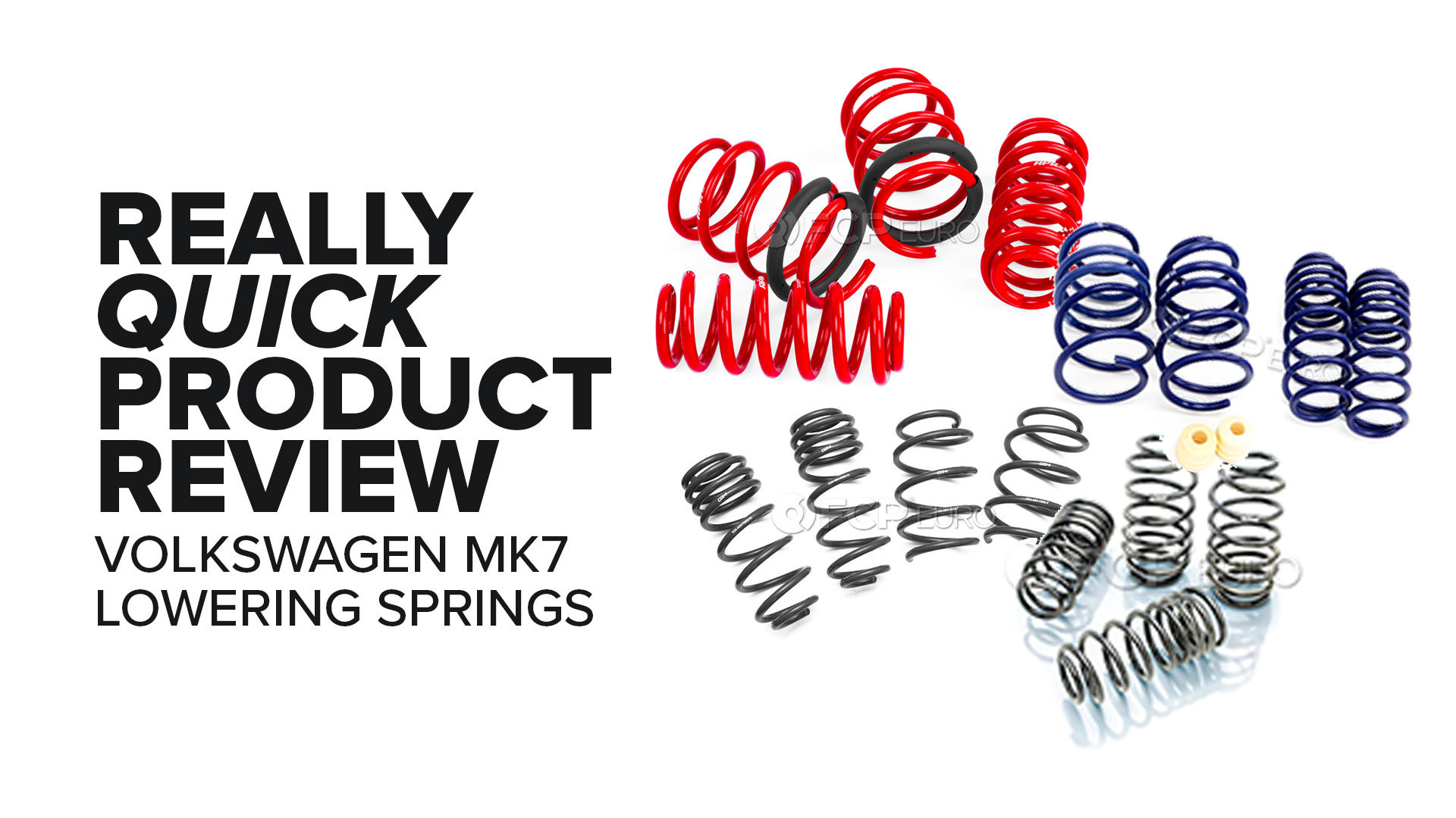KW Height-Adjustable Spring Kit | 2015-2021 VW MK7 GTI/Golf R (2538000N) main image 1