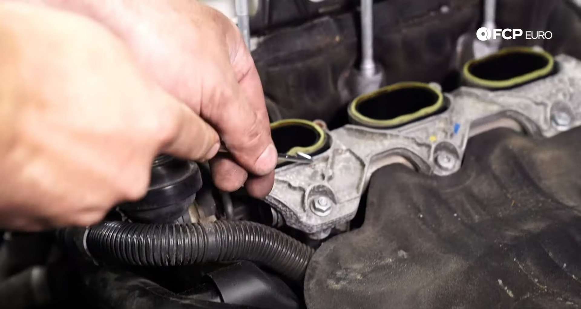 DIY Audi B8.5 Water Pump and Thermostat Replacement replacing the intake manifold gaskets