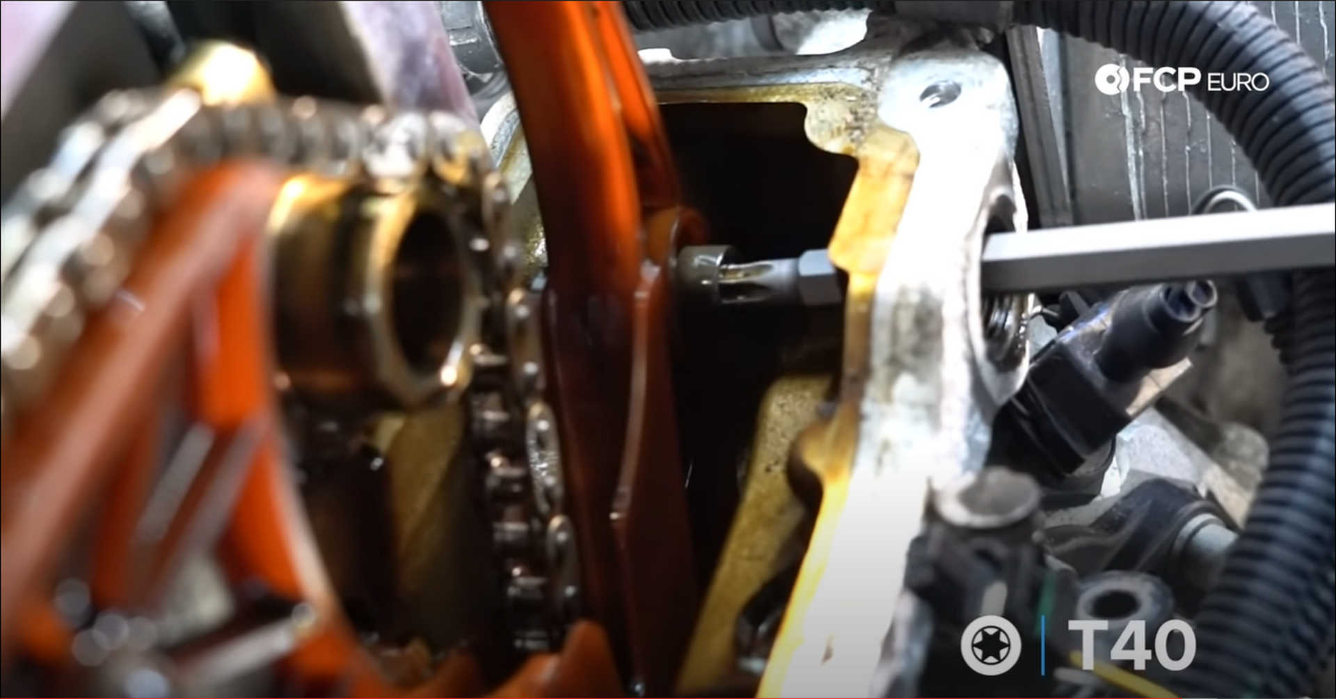 DIY BMW N20 Timing Chain removing the timing chain guide bolts