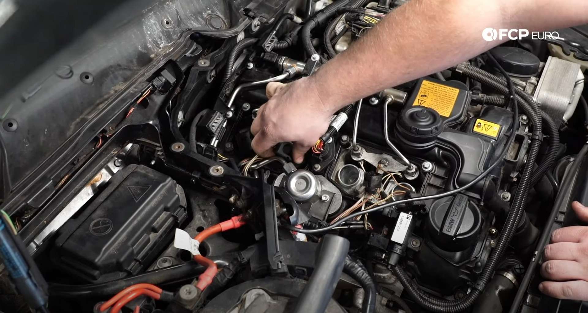 DIY BMW F30 Fuel Injector Replacement removing the ignition coils