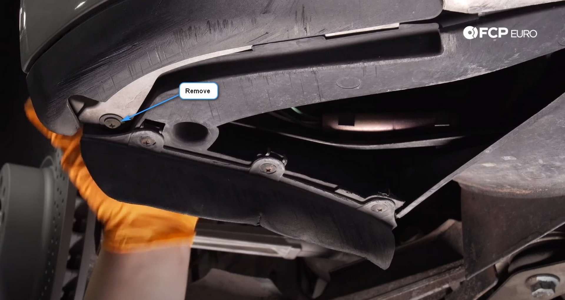 DIY Porsche 996 Radiator Replacement fender liner to bumper screws