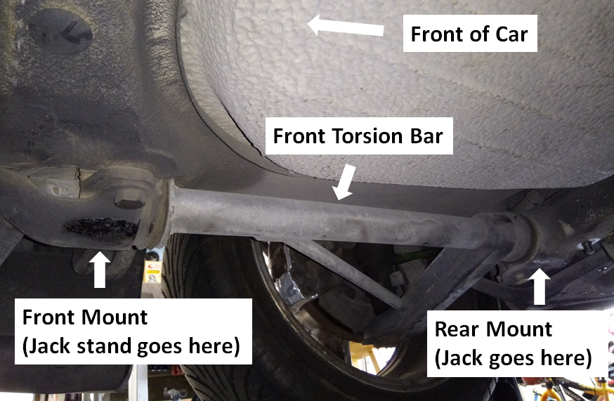 Porsche 911 Jacking Points DIY How To Safely Raise Your 911 On Jack