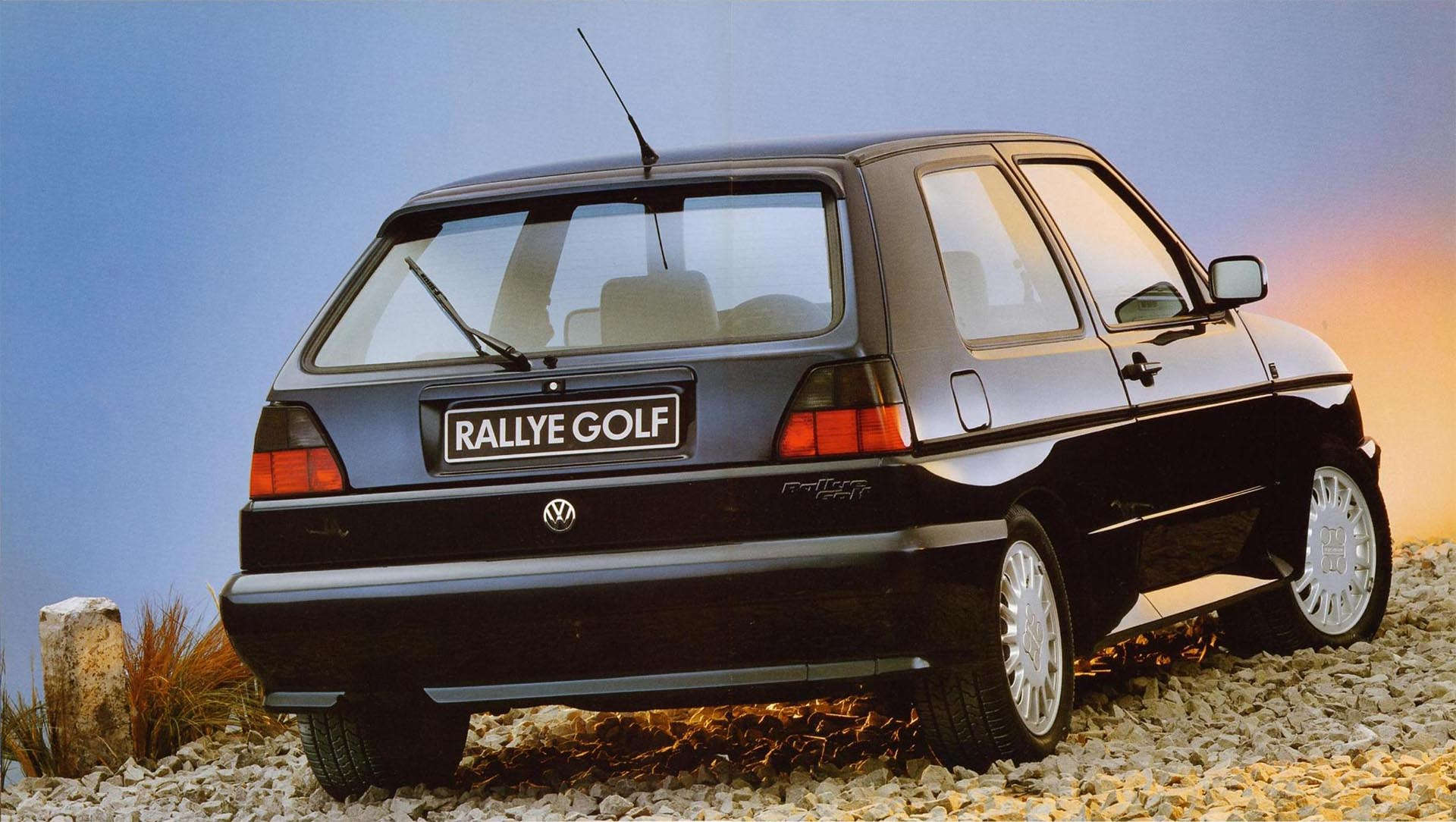 Volkswagen Mk2 Golf Rallye rear stock