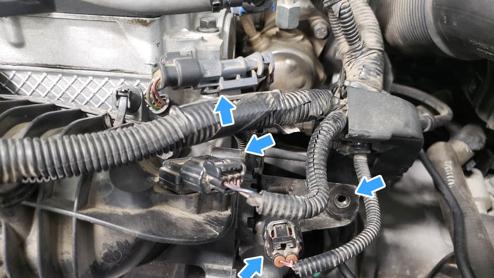 Volvo V60 P3 Water Pump Replacement Wiring Bundle
