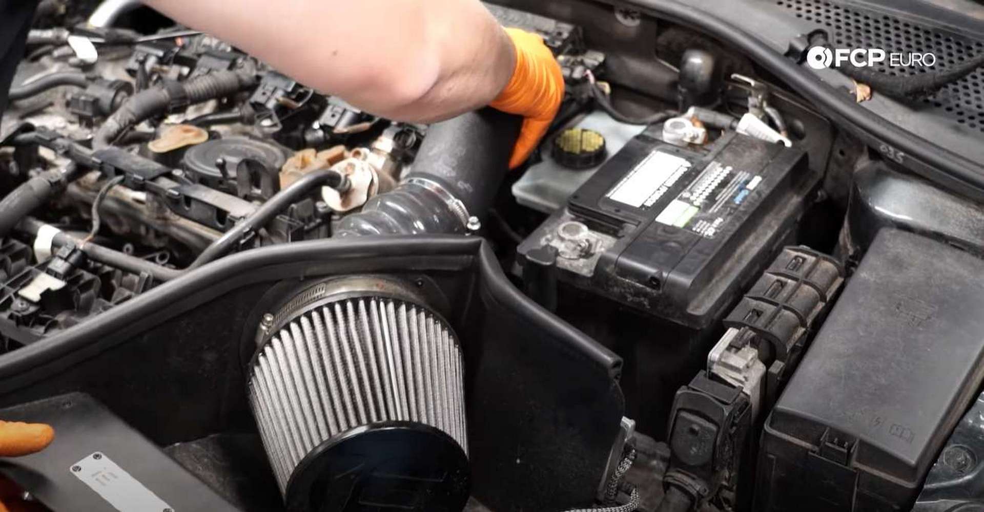 DIY MK7 VW GTI Turbocharger Upgrade refitting the intake