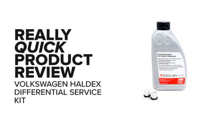 MK7 Volkswagen GTI VAQ Haldex Differential Service Kit - Symptoms And Product Review
