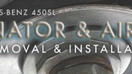Mercedes 450SL Alternator and Air Pump Replacement