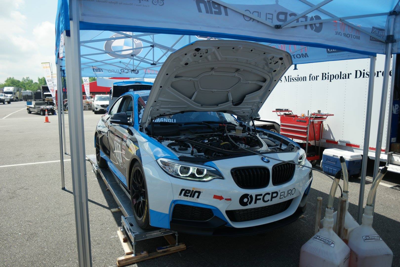 BMW M235iR In The Paddock BMW M235iR In The Paddock