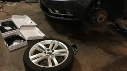 How to Install Mud Guards on a Volkswagen CC/Jetta/Passat